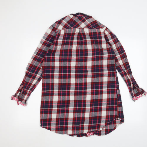 F&F Womens Red   Basic Button-Up Size 12