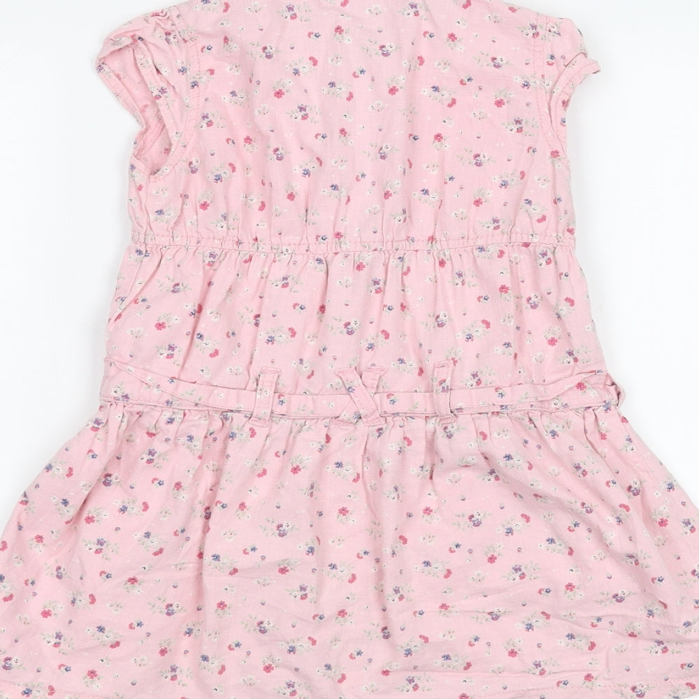 NEXT Girls Pink Floral  A-Line  Size 2-3 Years