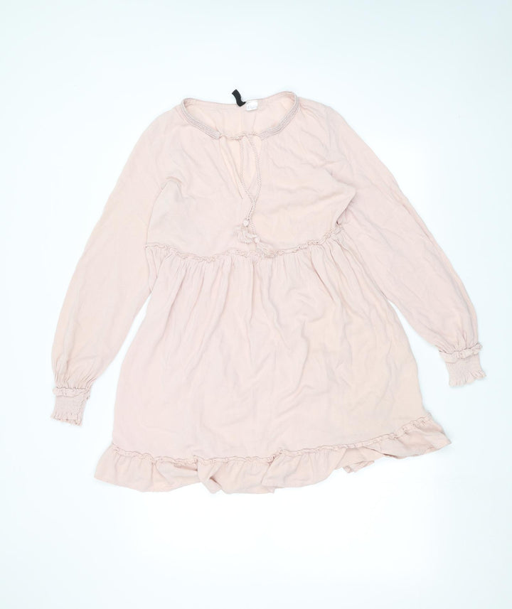 H&M Womens Pink Basic Blouse Size M