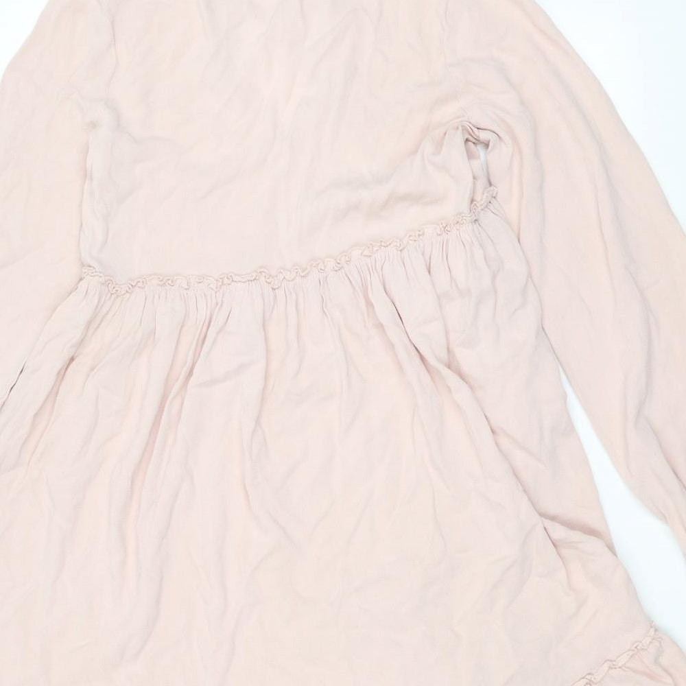 H&M Womens Pink   Basic Blouse Size M