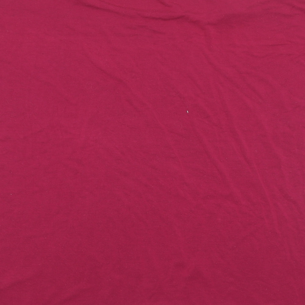 emilia  Womens Pink   Basic T-Shirt Size XL