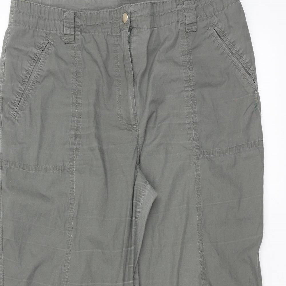 Papaya Womens Green   Trousers  Size 16 L26 in