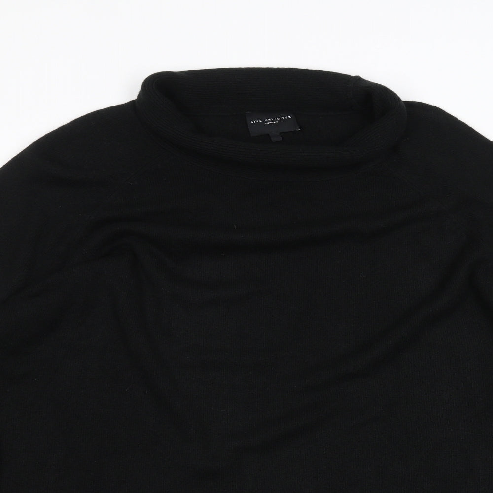 Live Unlimited Womens Black   Pullover Jumper Size 22