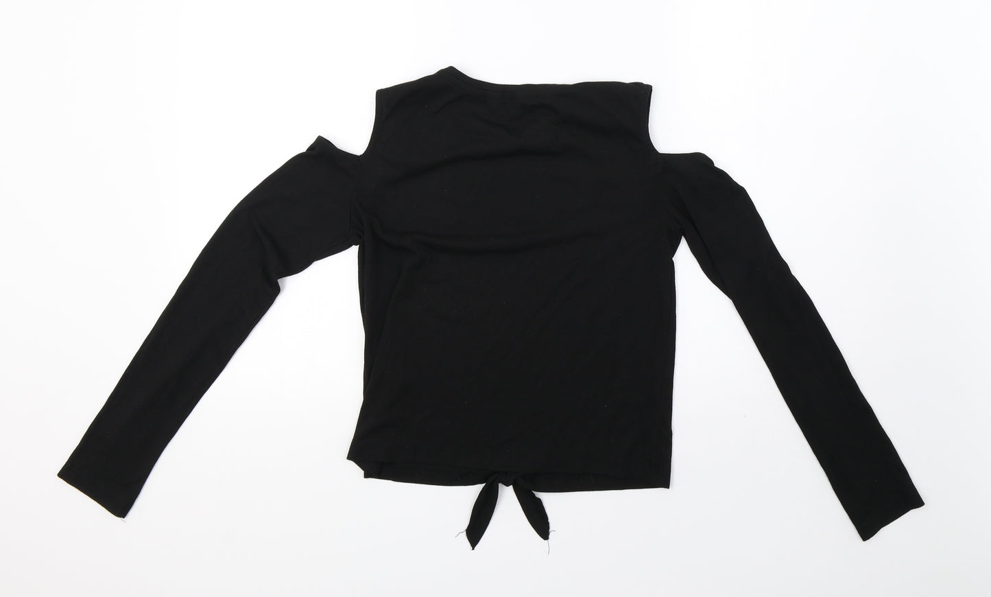 Primark Girls Black   Basic T-Shirt Size 13-14 Years