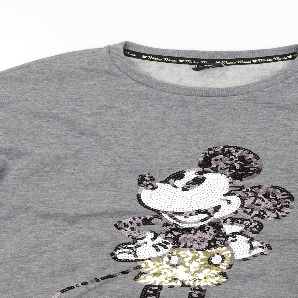 George Womens Grey   Pullover Sweatshirt Size 10