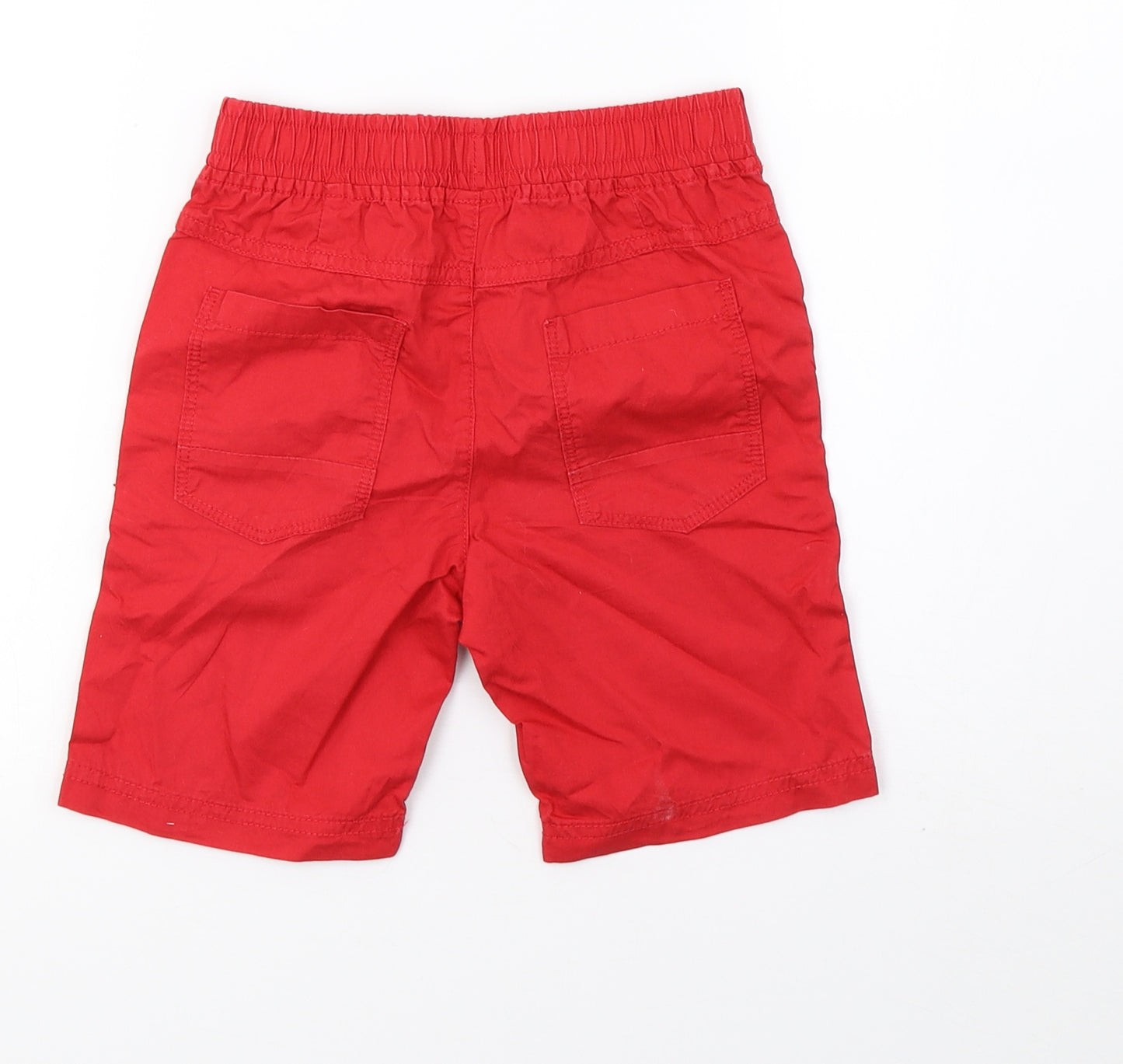 George Boys Red   Sweat Shorts Size 4-5 Years