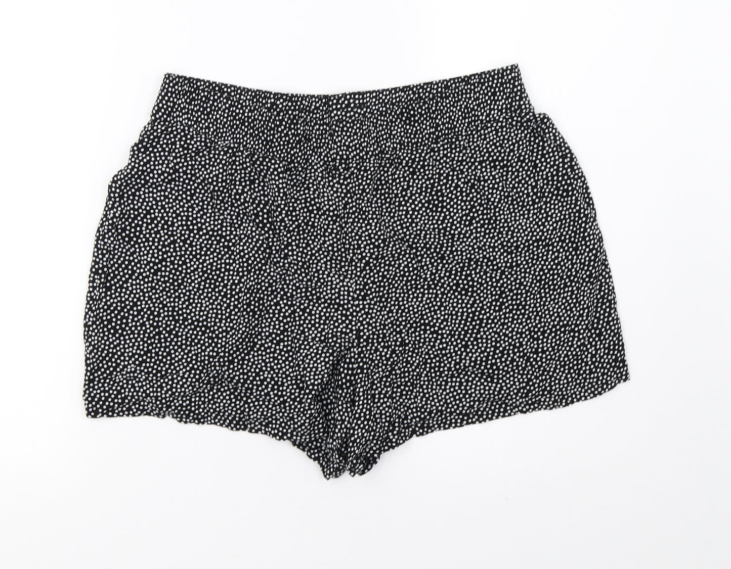 Matalan Womens Blue Polka Dot  Sweat Shorts Size 12