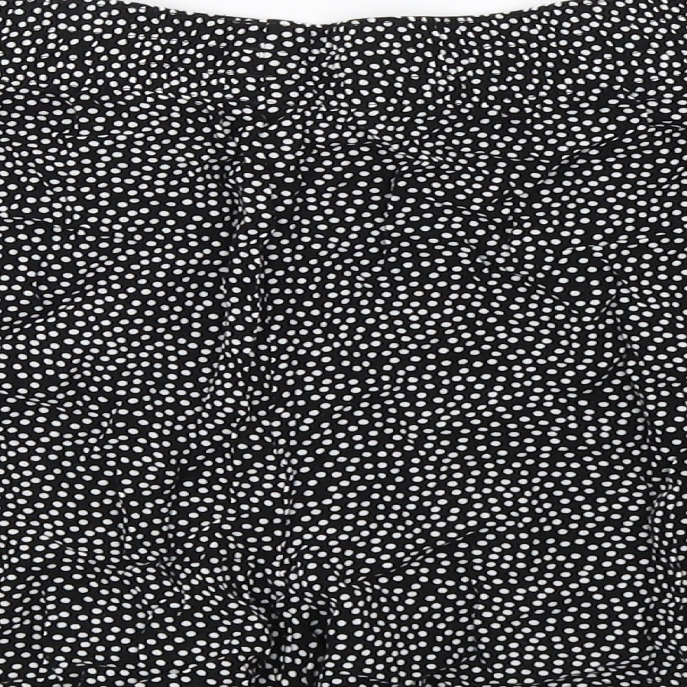 Matalan Womens Blue Polka Dot  Sweat Shorts Size 12