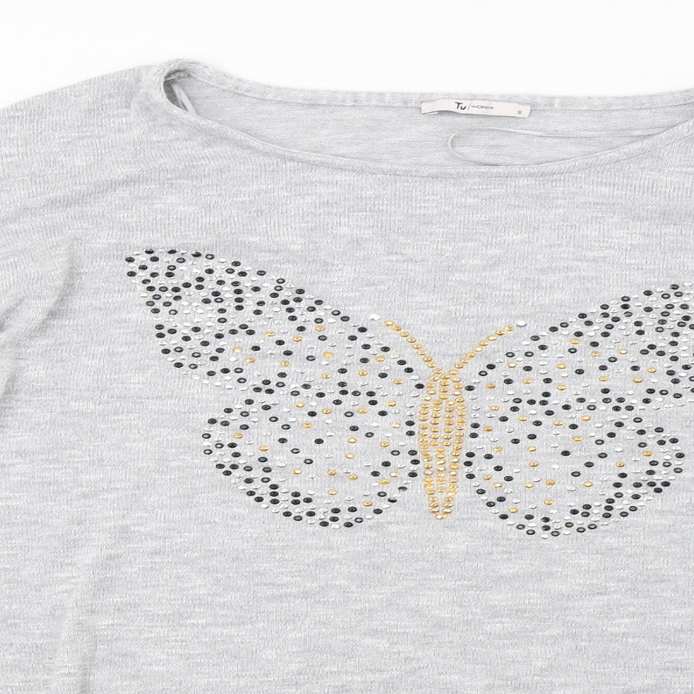 saisnburys Womens Green   Pullover Sweatshirt Size 12