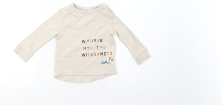 George Baby Beige Pullover Jumper Size 24 Months