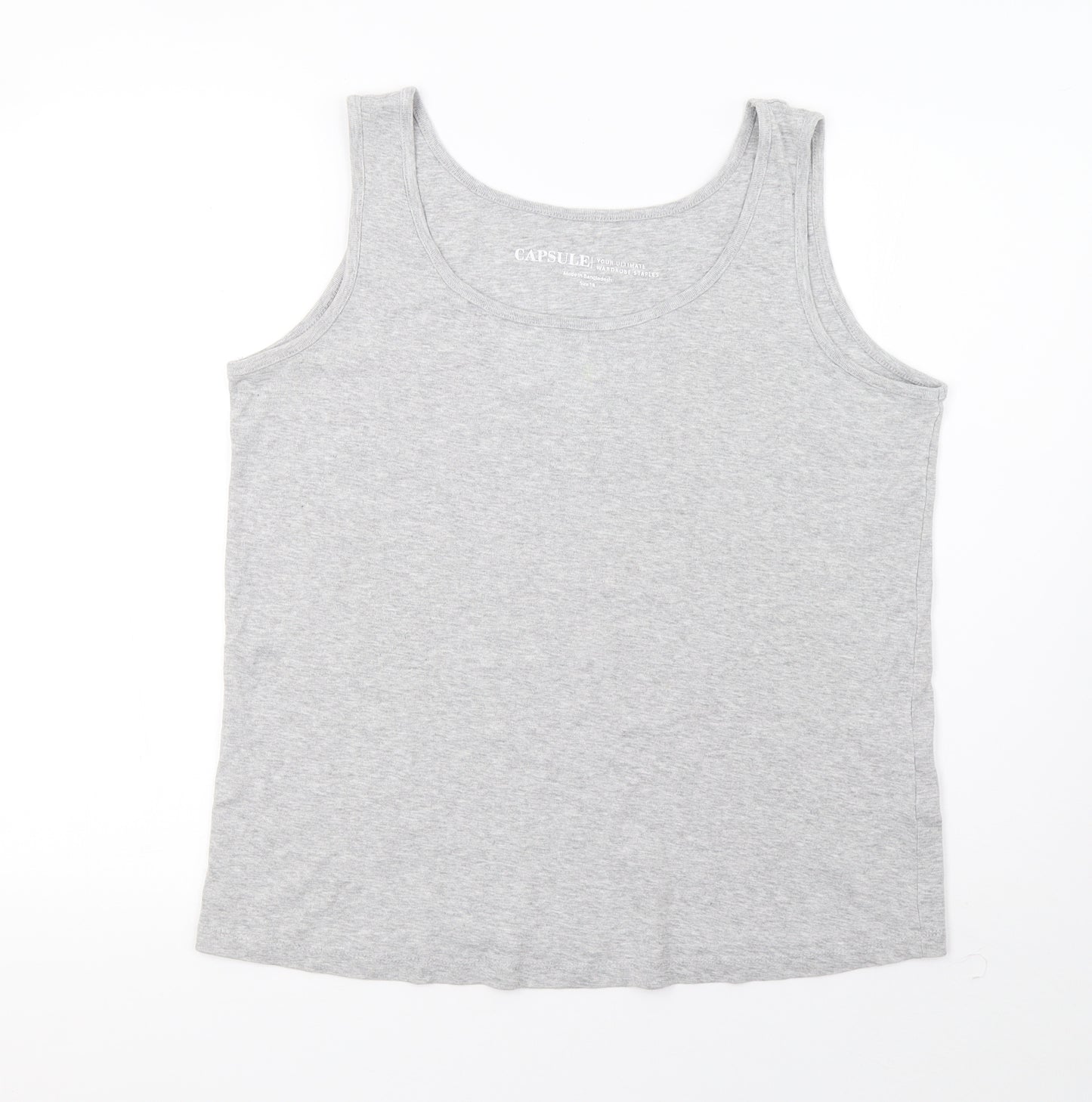 capsule Womens Grey   Basic Tank Size 18