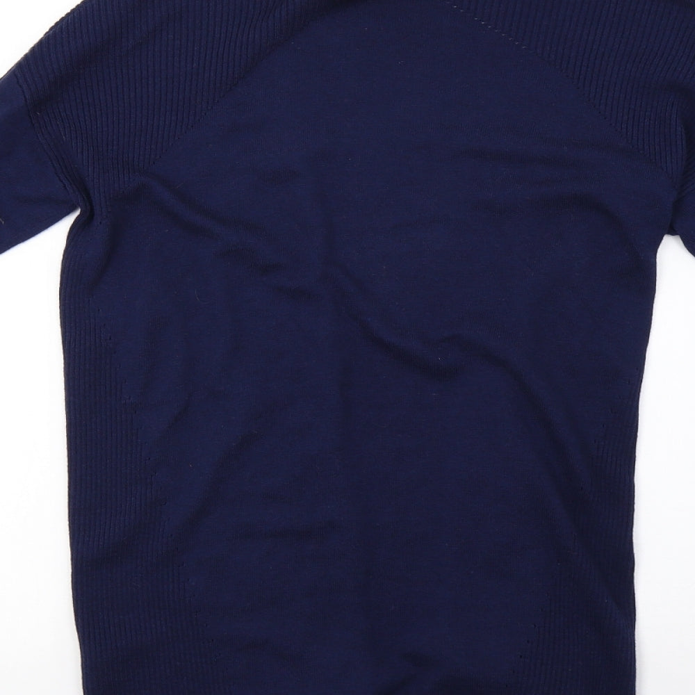 Red Herring Womens Blue  Knit Cardigan Jumper Size 10