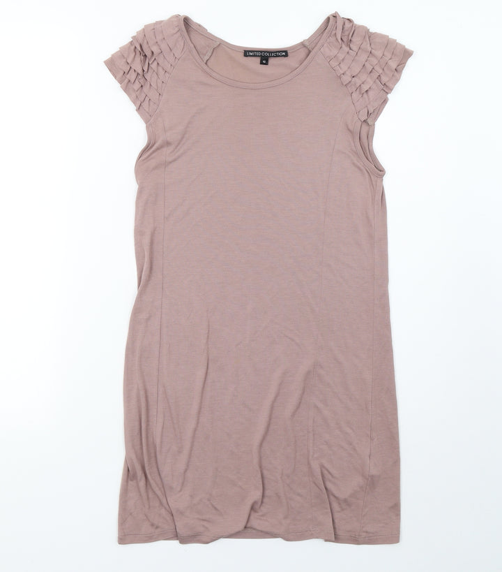 Marks and Spencer Womens Purple   T-Shirt Dress  Size 10