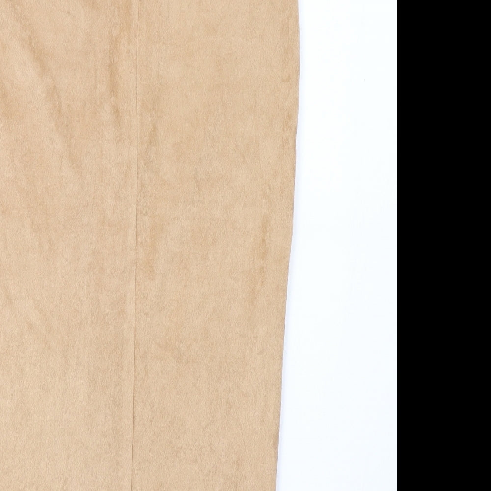 Missguided Womens Brown   A-Line Skirt Size 6