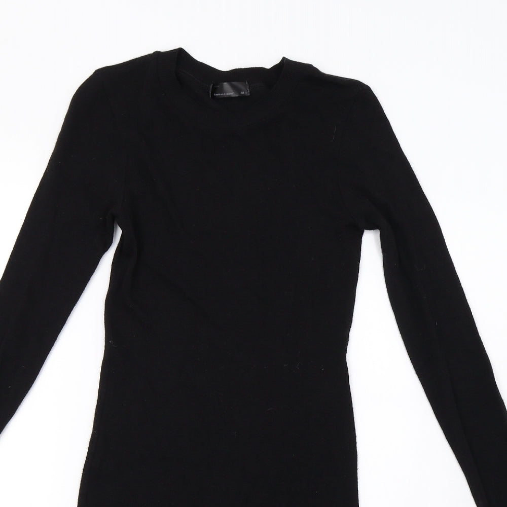 American Apparel Womens Black  Knit Bodycon  Size S