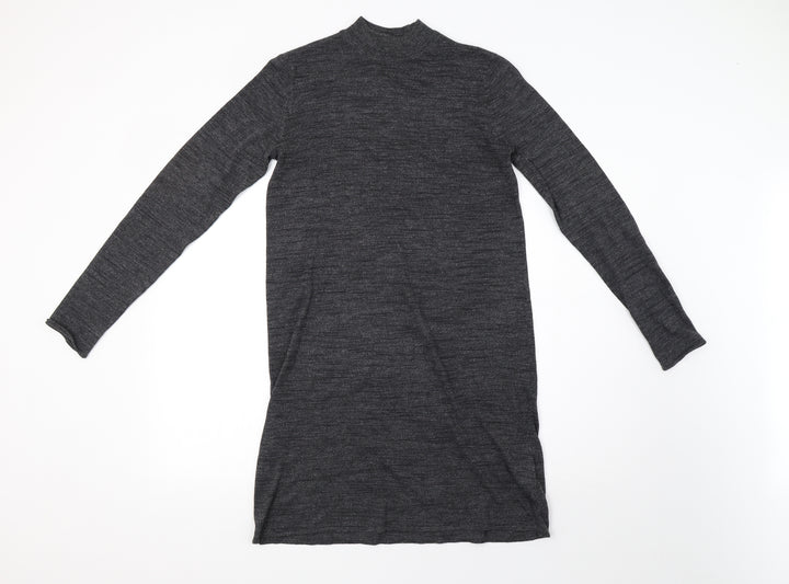 H&M Womens Grey  Knit A-Line  Size M