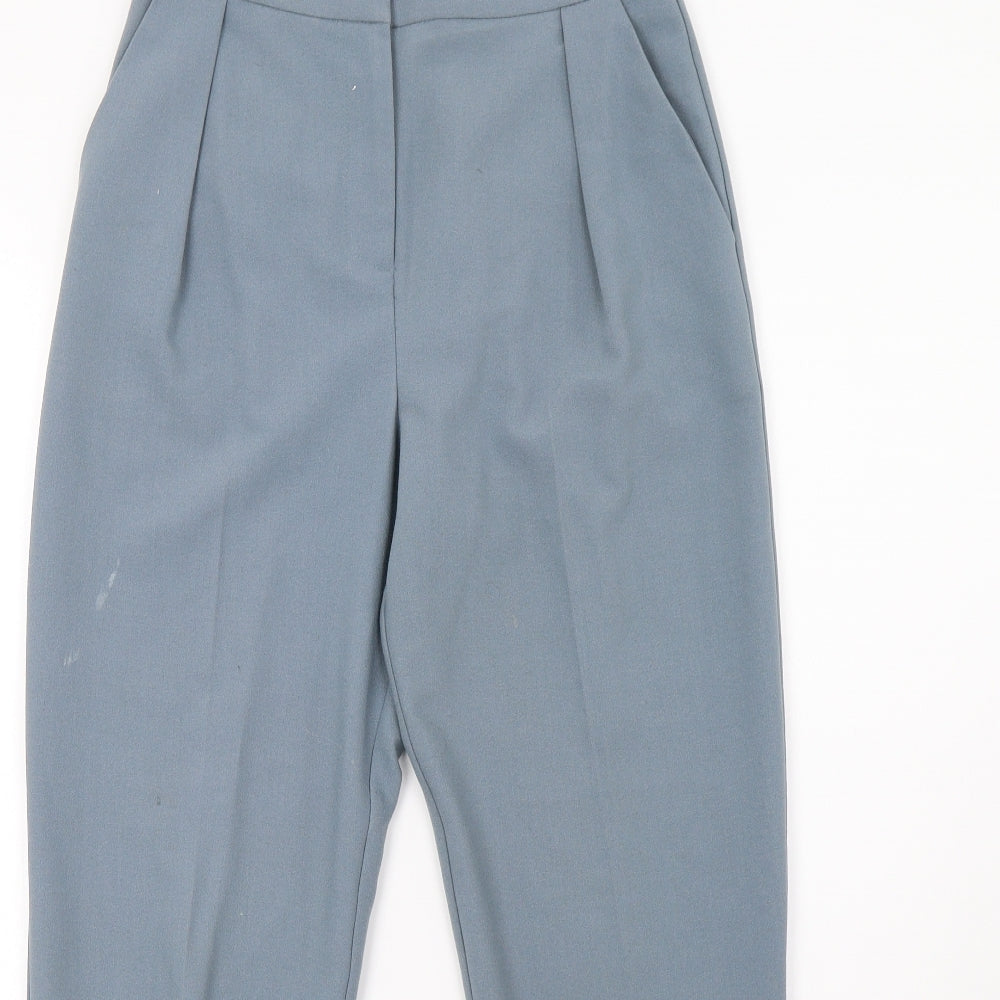 Topshop Womens Blue   Trousers  Size 6 L27 in