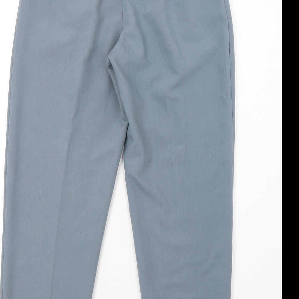 Topshop Womens Blue   Trousers  Size 6 L27 in