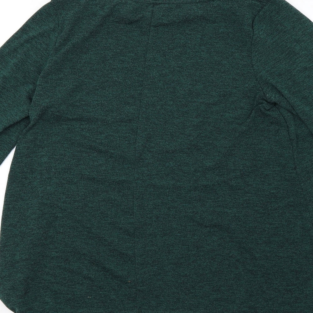 George Womens Green  Knit Pullover Sweatshirt Size 16