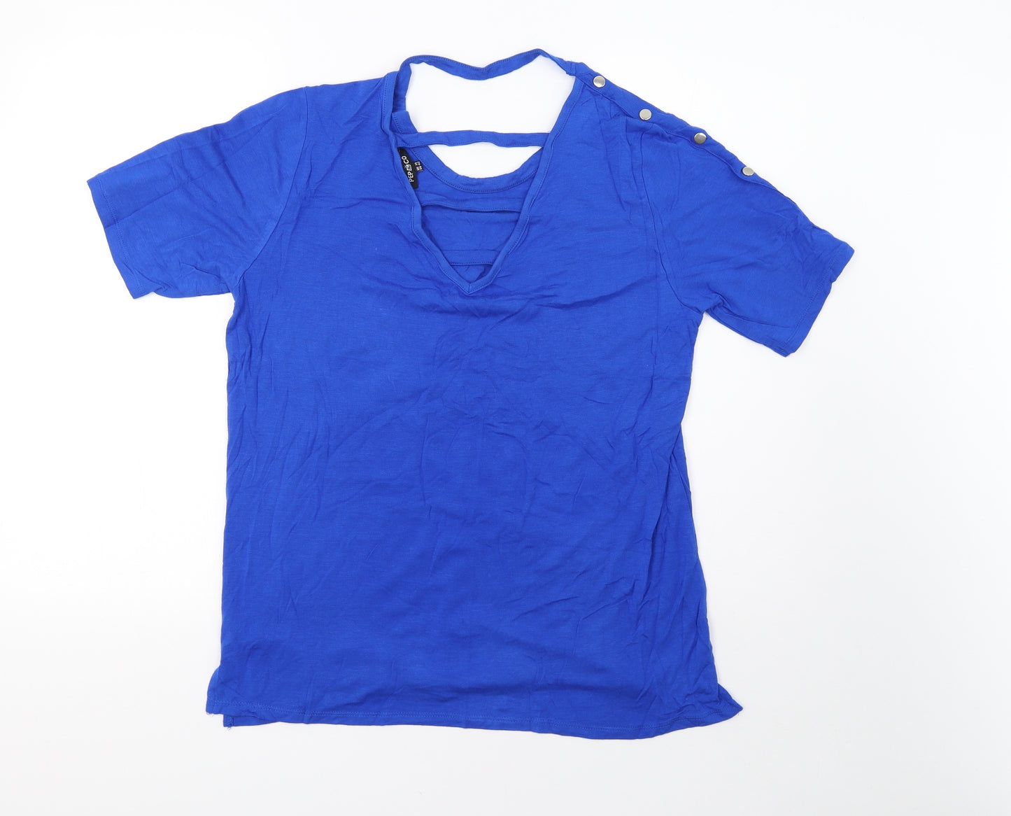 PEP&CO Womens Blue   Basic T-Shirt Size 14