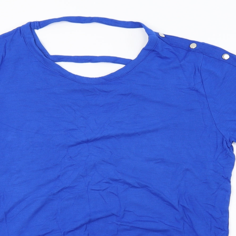 PEP&CO Womens Blue   Basic T-Shirt Size 14