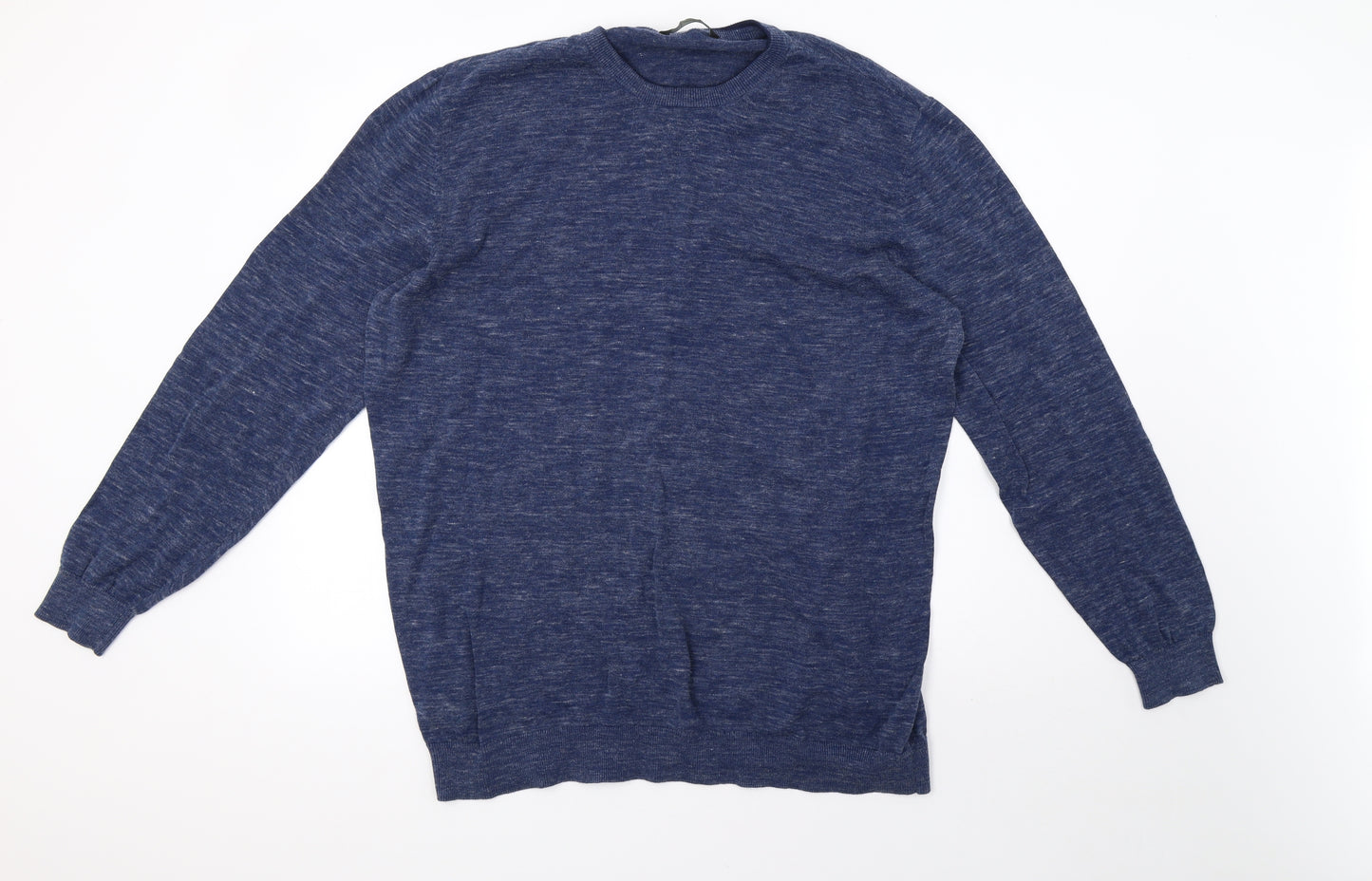 George Mens Blue  Knit Pullover Sweatshirt Size 2XL  - 48inch