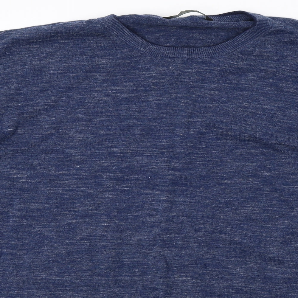 George Mens Blue  Knit Pullover Sweatshirt Size 2XL  - 48inch