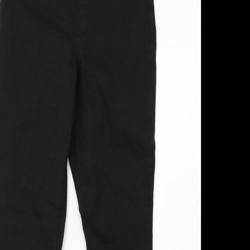 pep&co Womens Black  Denim Jegging Trousers Size 12 L30 in