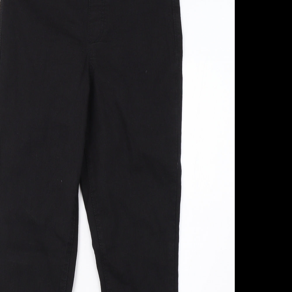 pep&co Womens Black  Denim Jegging Trousers Size 12 L30 in