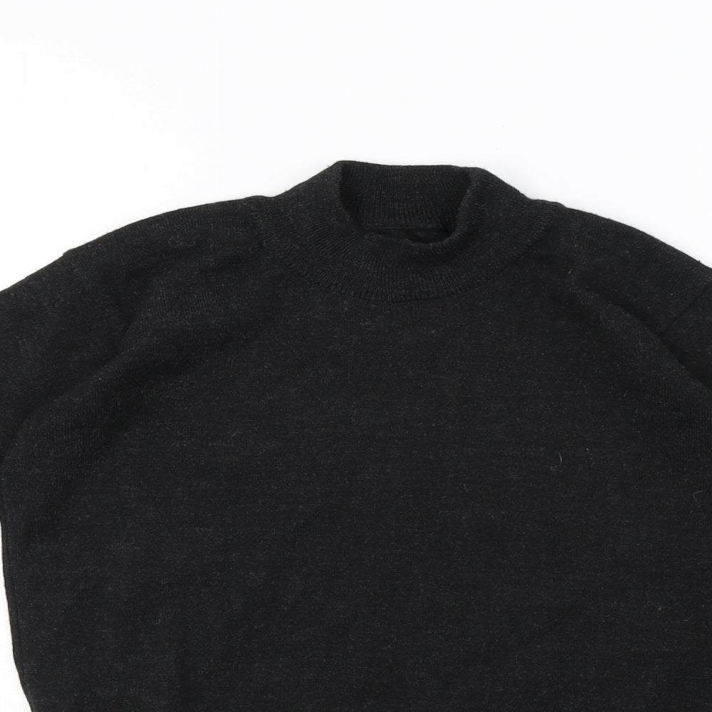 Preworn Womens Grey  Knit Pullover Sweatshirt Size 8