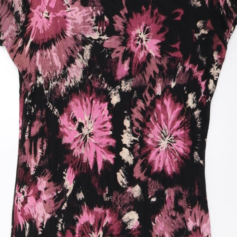 quix Womens Black Floral  Bodycon  Size 16