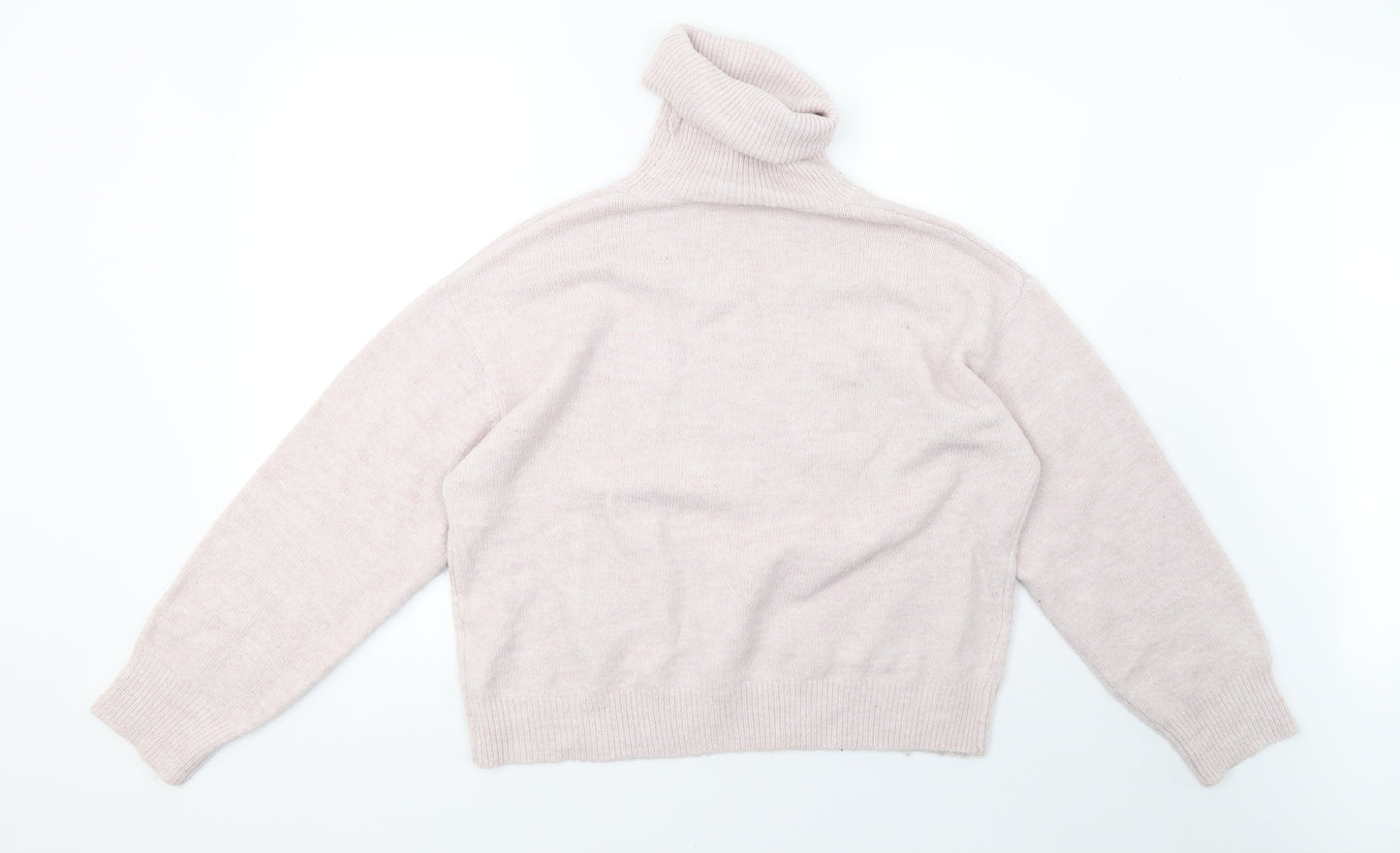 New Look Womens Pink  Knit Pullover Sweatshirt Size M