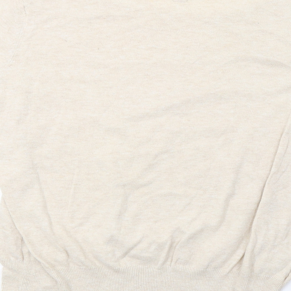 NEXT Womens Beige  Knit Pullover Sweatshirt Size 16