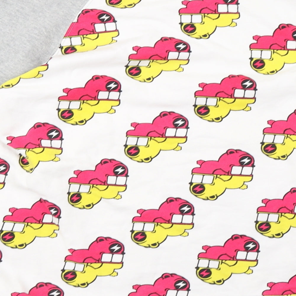 Kidrobot Mens Grey Polka Dot  Pullover Sweatshirt Size M