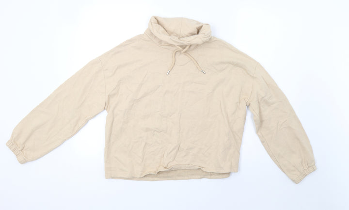New Look Womens Beige Pullover Sweatshirt Size M
