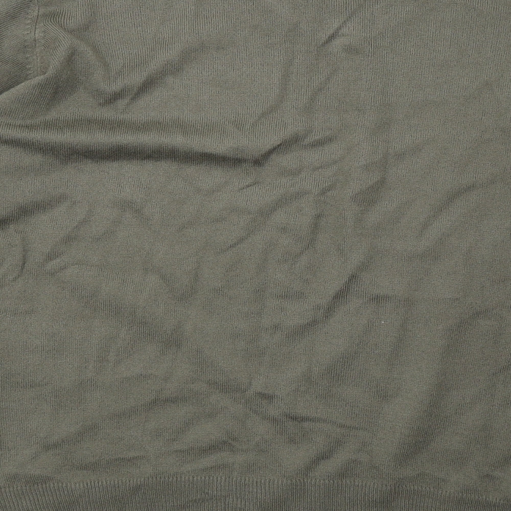 EWM Mens Green  Knit Pullover Sweatshirt Size XL  - 46inch