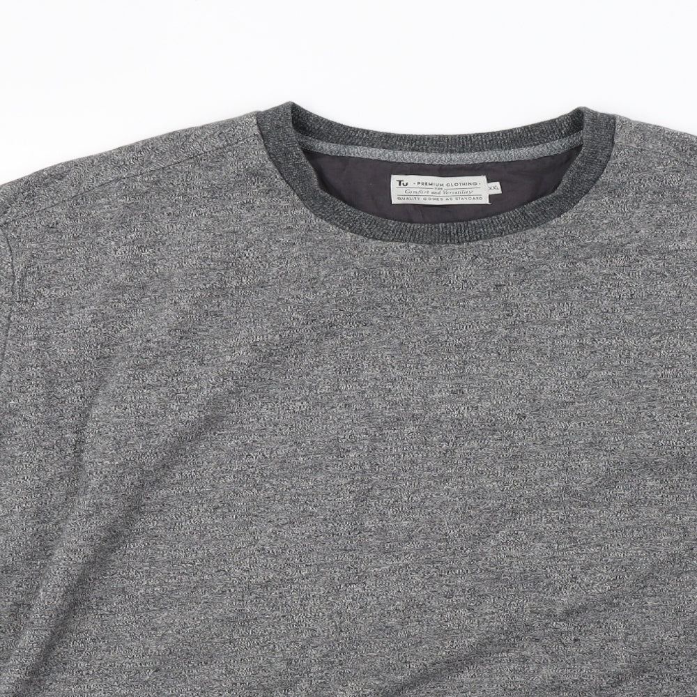 Sainsburys Mens Grey   Pullover Sweatshirt Size 2XL  - 50 inch