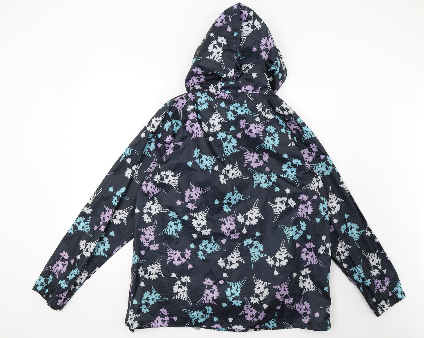 Preworn Womens Black Polka Dot  Jacket  Size XL  - 46inch