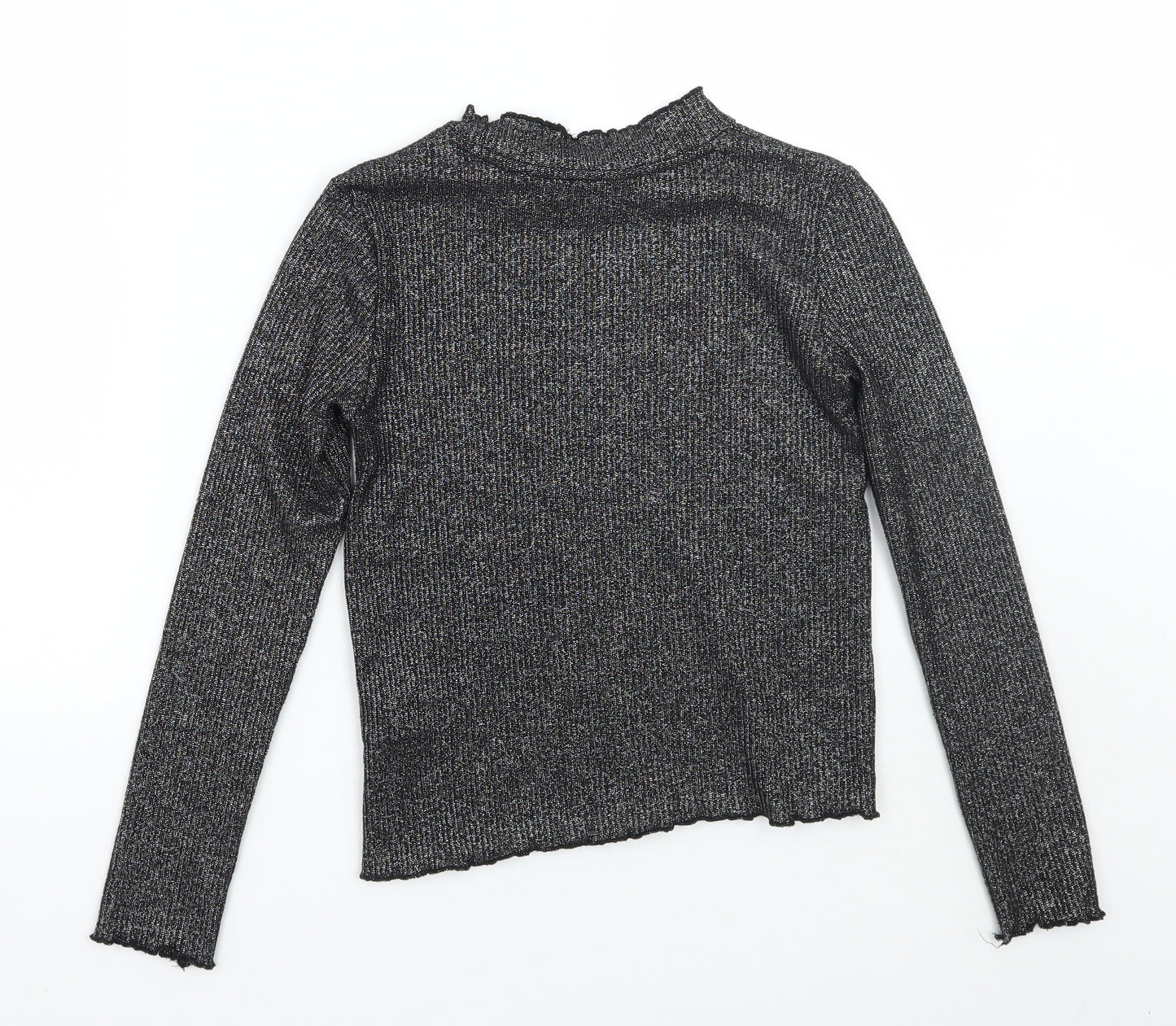 H&M Girls Black   Pullover Jumper Size 12 Years