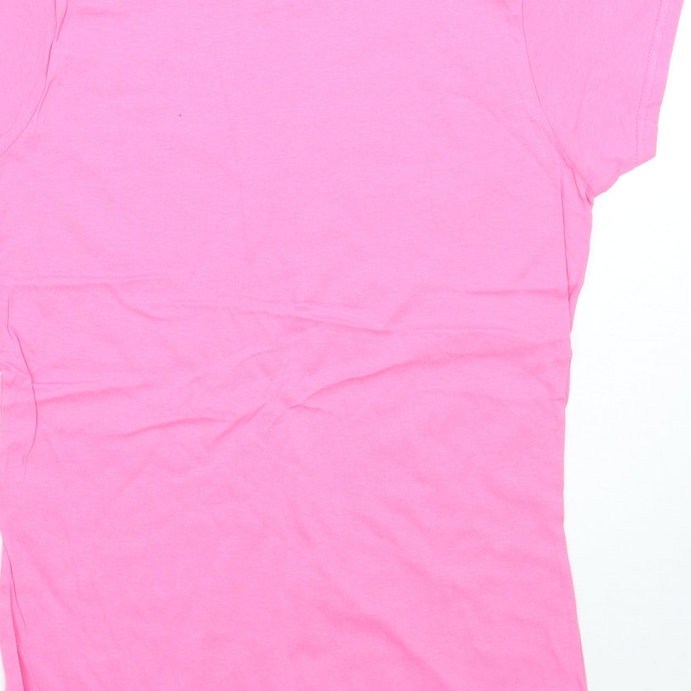 Gildan Womens Pink   Basic T-Shirt Size L