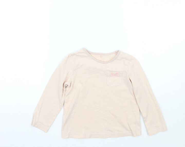 George Girls Pink   Basic T-Shirt Size 3-4 Years