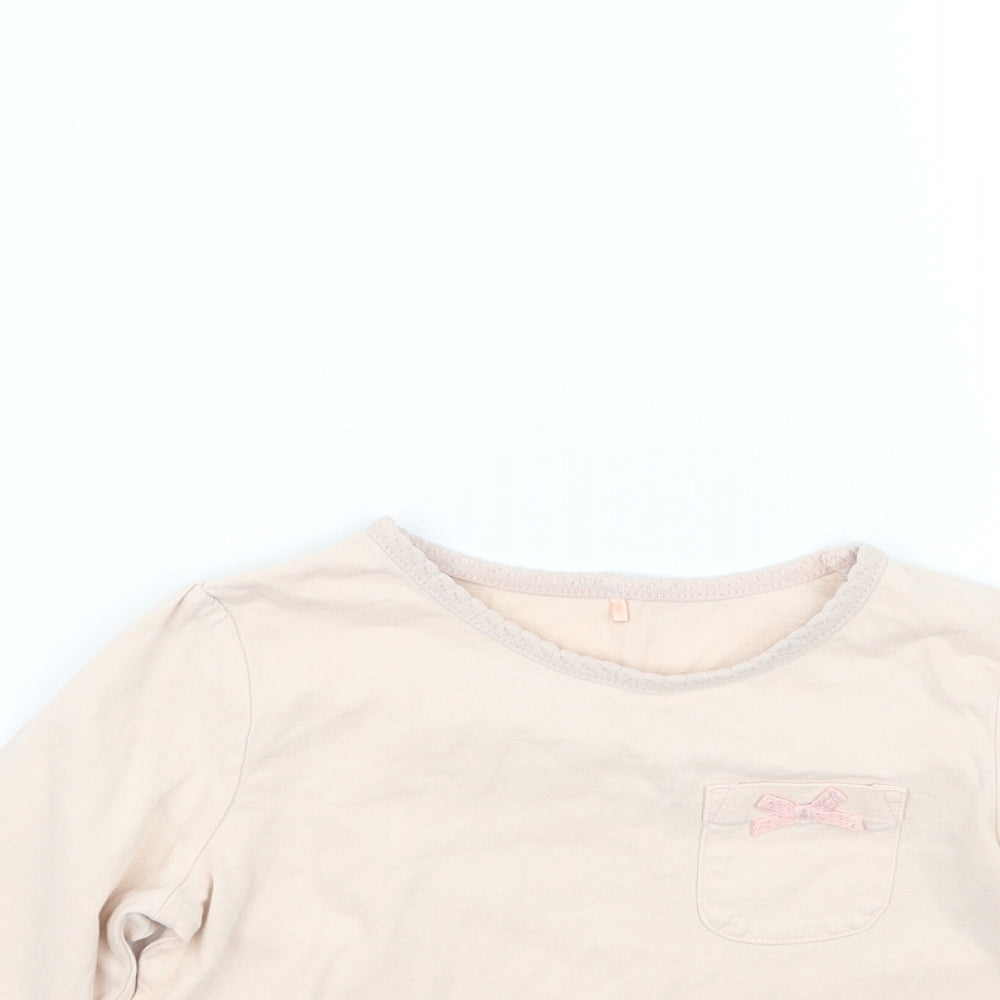 George Girls Pink   Basic T-Shirt Size 3-4 Years