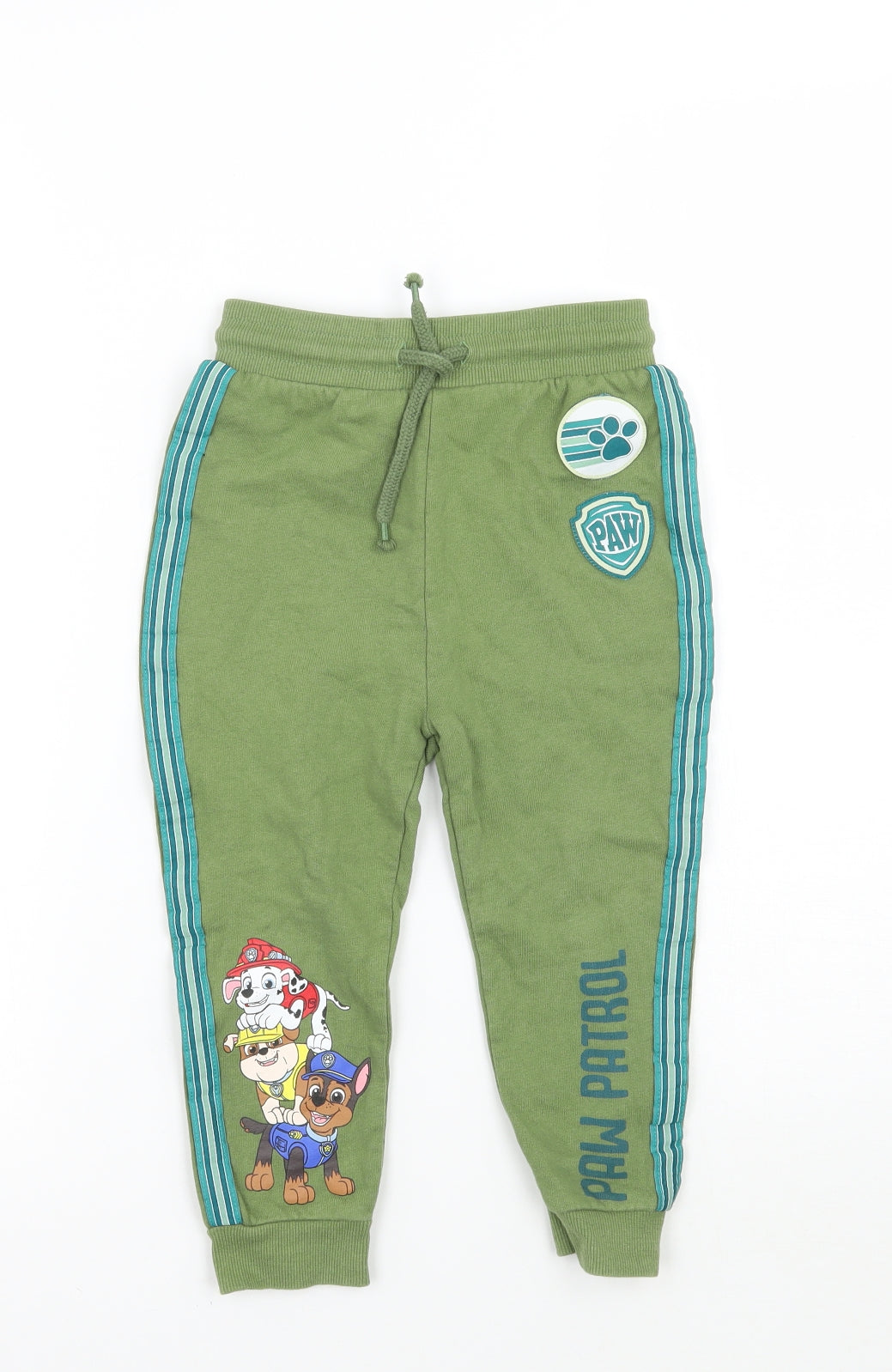 George Boys Green   Sweatpants Trousers Size 2-3 Years - paw patrol