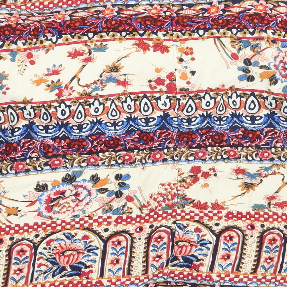 Marks and Spencer Womens Beige Floral  Jacket Blazer Size 14