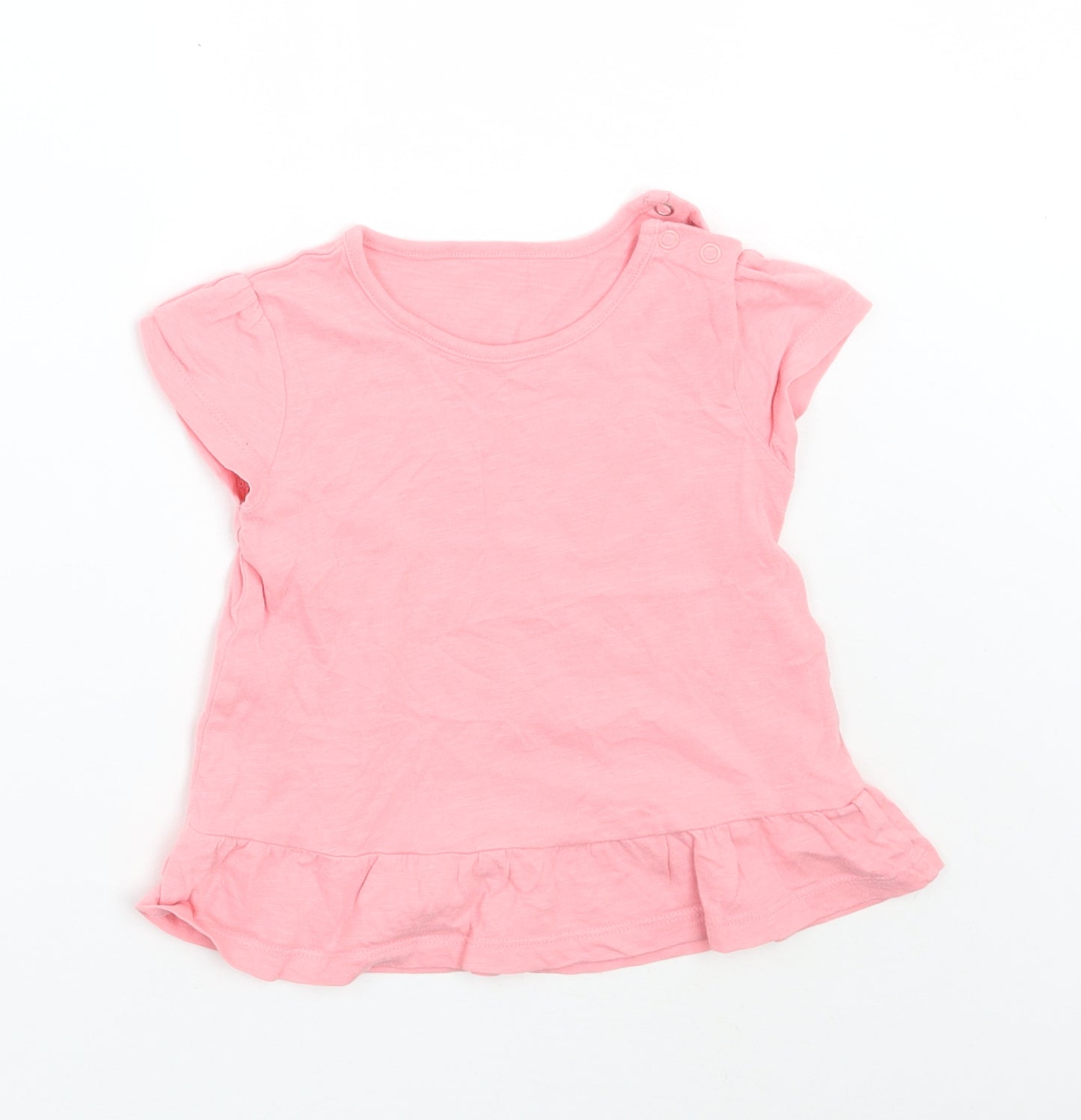TU Girls Pink   Basic T-Shirt Size 12 Months