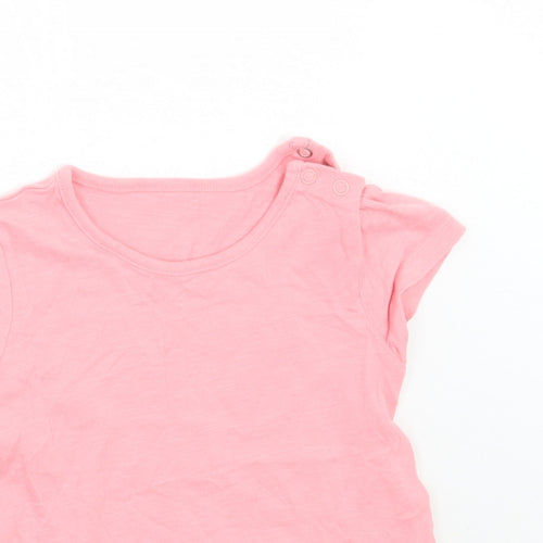 TU Girls Pink   Basic T-Shirt Size 12 Months