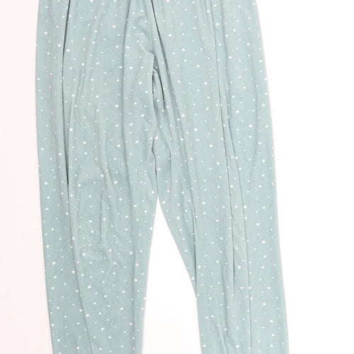 Primark Womens Green Polka Dot   Pyjama Pants Size 12