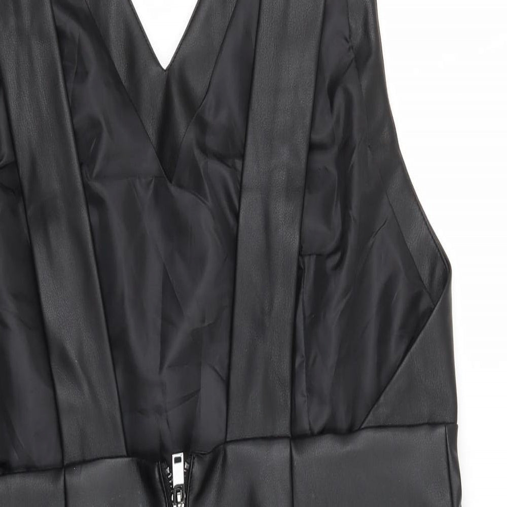 Dorothy Perkins Womens Black   A-Line  Size 14