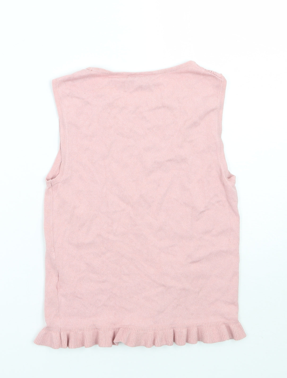 Topshop Womens Pink   Basic T-Shirt Size 8