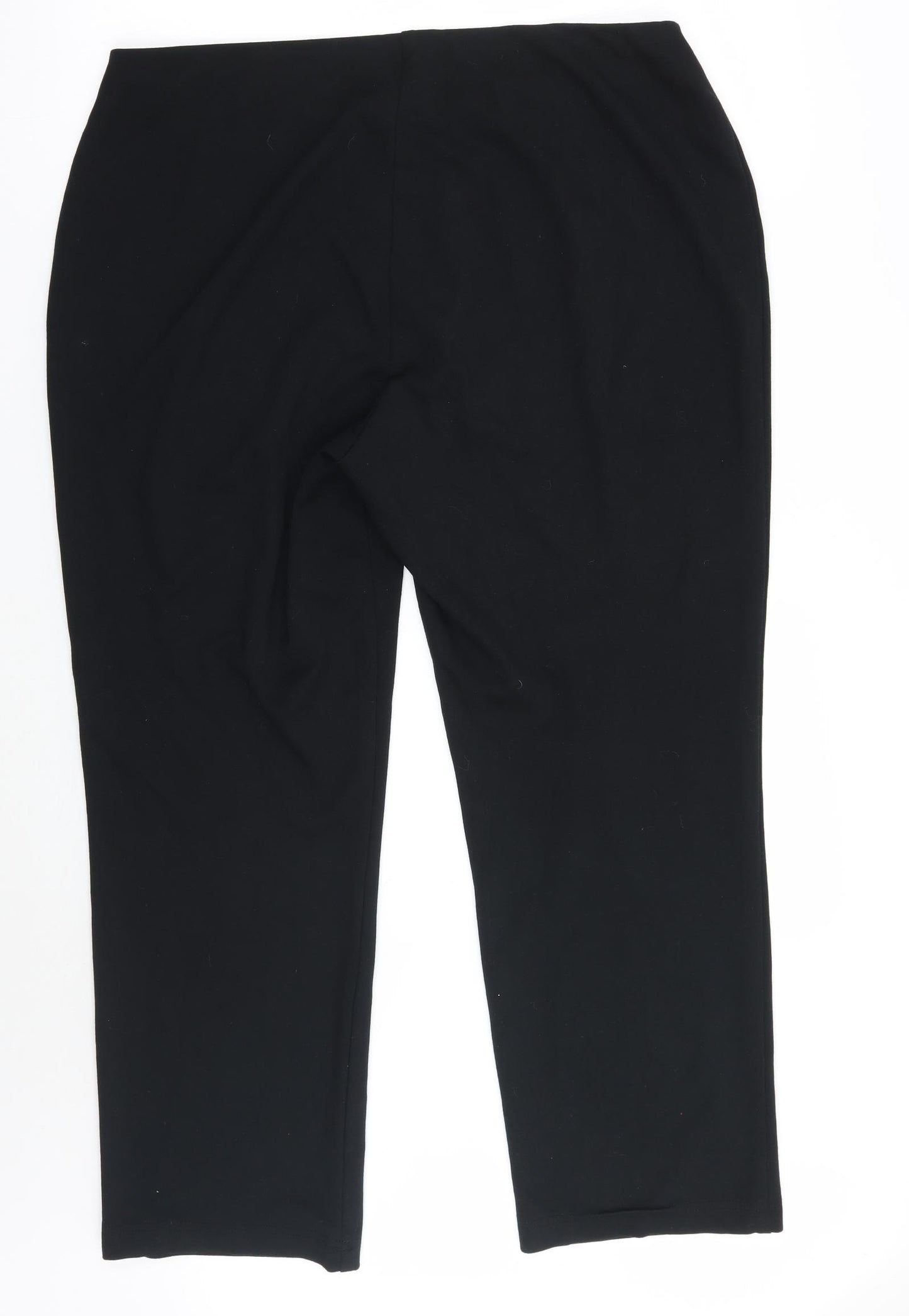 Marks and Spencer Womens Black   Trousers  Size 18 L27 in